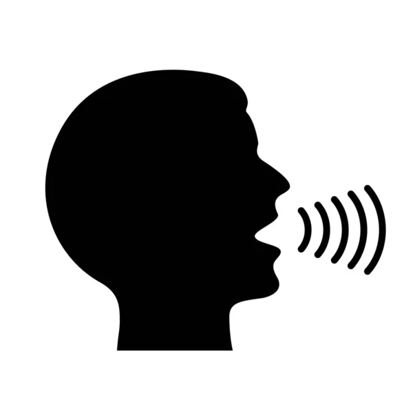 Voice Command Vector Icon — Image vectorielle