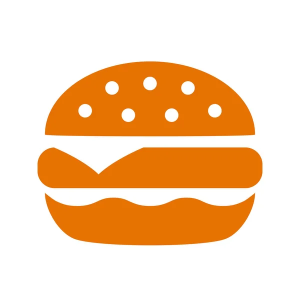 Hamburguesa Vector Web Icono — Archivo Imágenes Vectoriales