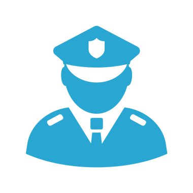 Polis üniformalı vektör.