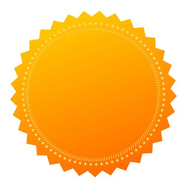 Boş diploma vektör mührü