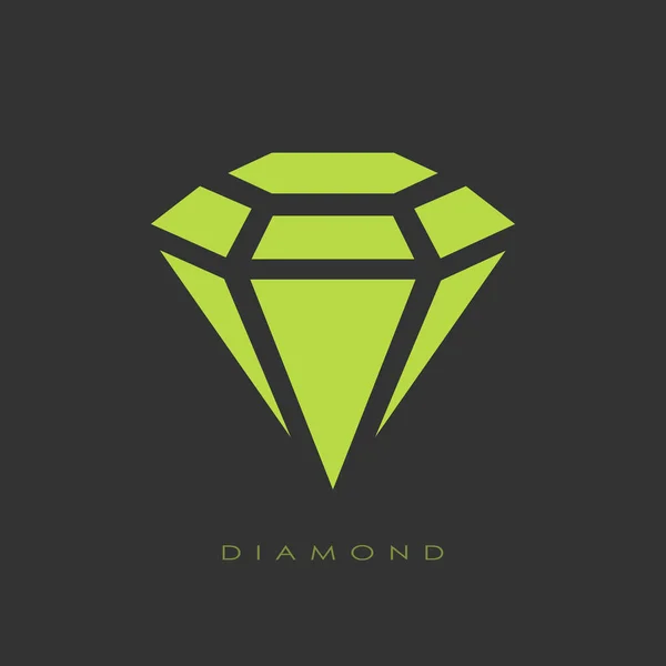 Алмазний Векторний Веб Логотип — стоковий вектор