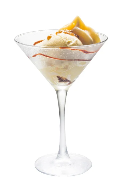 Vanilla ice cream — Stock Photo, Image