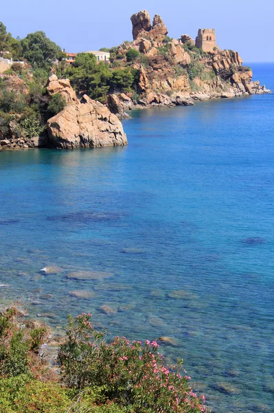 Cefalu Akdeniz Sahili — Stok fotoğraf