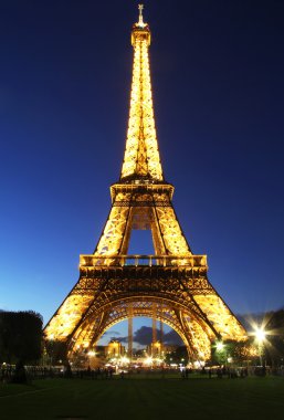 Twilight Eiffel tower clipart