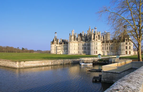 Öğleden sonra bir ışık Chambord Kalesi — Stok fotoğraf