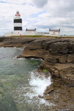 Irish lighthouse of Hook Head clipart