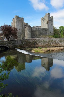 Cahir castle reflection clipart