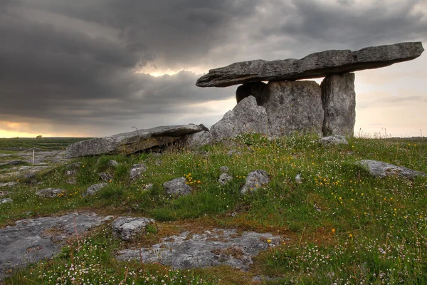 Poulnabrone 石碑 — 图库照片