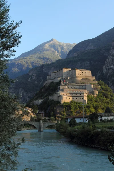 Aosta Vadisi bard Kalesi — Stok fotoğraf