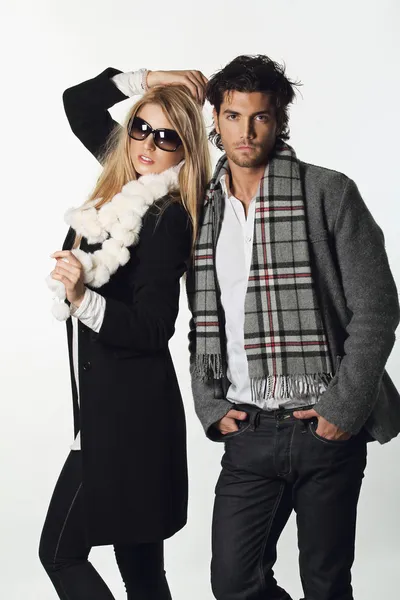 Fashion couple — Stock Photo, Image