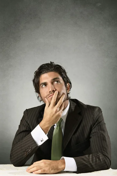 Businessman thinking — Stock Photo, Image