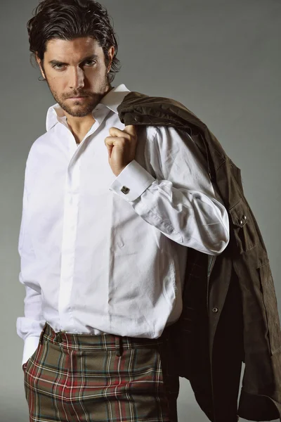 şık moda model poz
