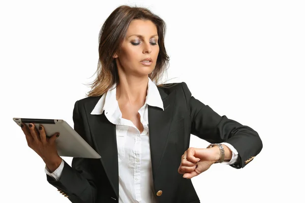 Busy business woman — Stock Photo, Image