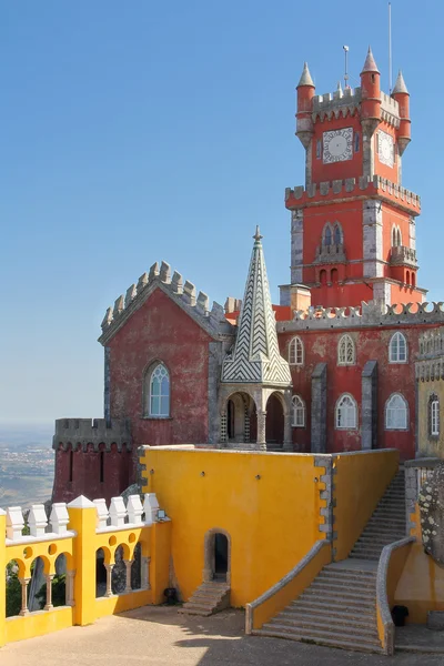 Palacio da pena sintra içinde avlu — Stok fotoğraf