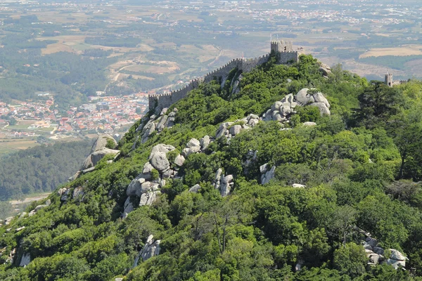 Castillo medieval de Mouros en Sintra — Foto de Stock