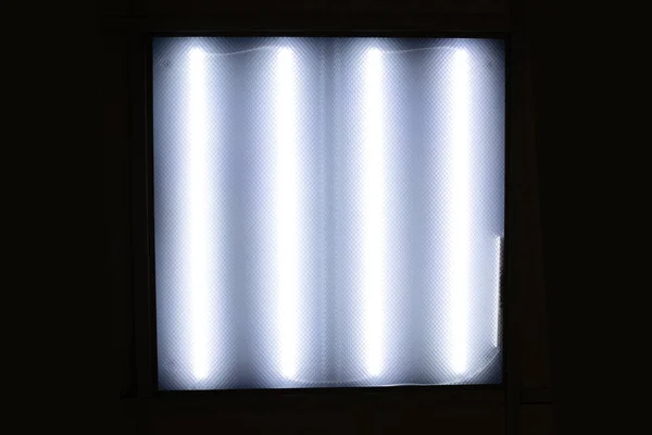 Lámpara Techo Cuadrada Oscuridad — Foto de Stock