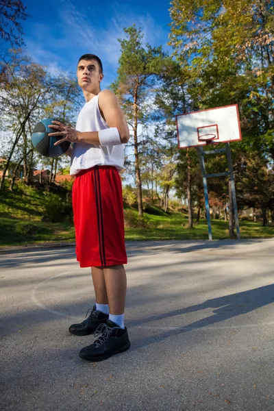 Basketbalspeler — Stockfoto