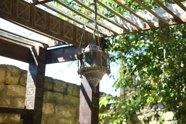 Fotos Lampa Orientale Lampe Cuivre Antigo Lâmpadas Marroquinas — Fotografia de Stock