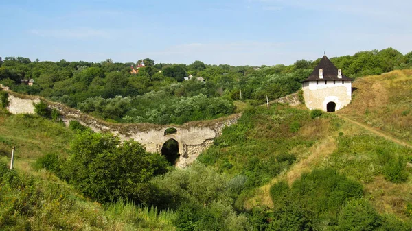 Khotyn Fortress Fortification Complex Located Right Bank Dniester River Khotyn — Stock Photo, Image