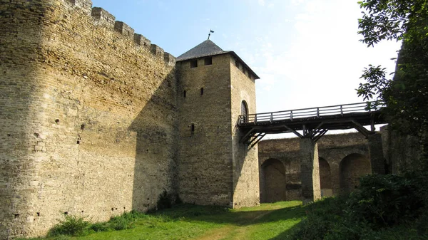 Khotyn Fortress Fortification Complex Located Right Bank Dniester River Khotyn — Stock Photo, Image