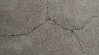 Eski çatlamış beton. Çatallı Grunge beton duvar, tasarım ve arka plan dokusu için. Taş kaldırım. somut doku