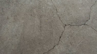 Eski çatlamış beton. Çatallı Grunge beton duvar, tasarım ve arka plan dokusu için. Taş kaldırım. somut doku