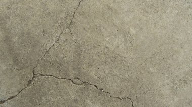 Eski çatlamış beton. Çatallı Grunge beton duvar, tasarım ve arka plan dokusu için. Taş kaldırım. somut doku