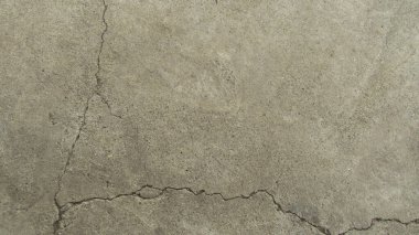 Eski çatlamış beton. Çatallı Grunge beton duvar, tasarım ve arka plan dokusu için. Taş kaldırım. somut doku