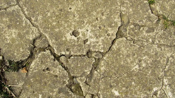 Vecchio Cemento Incrinato Grunge Muro Cemento Con Crepa Vostro Design — Foto Stock