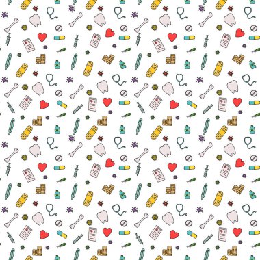 Kusursuz tıbbi şablon. ilaç arkaplanı