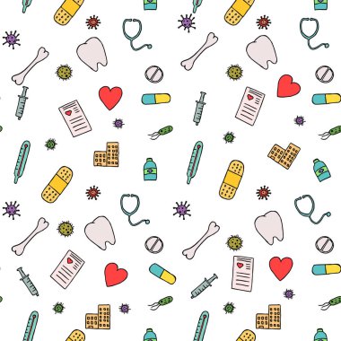 Kusursuz tıbbi şablon. ilaç arkaplanı