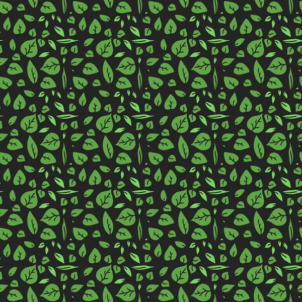 Yeşil yapraklı kusursuz desen. yeşil yapraklar arkaplan.