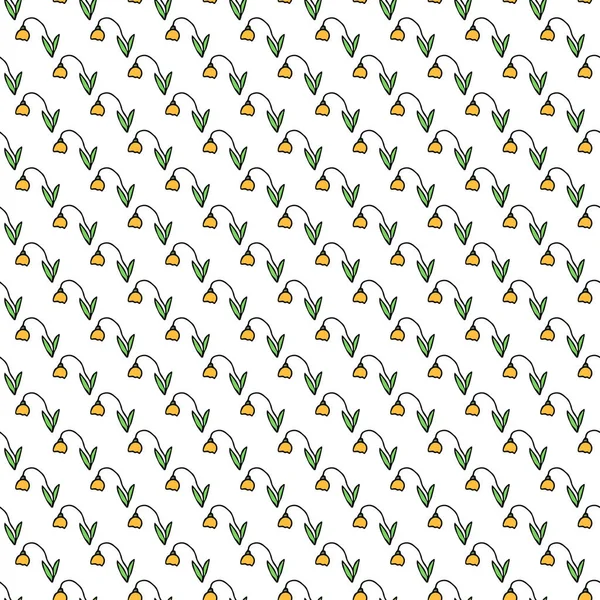 Kusursuz çiçek vektör deseni. Renkli çiçek arka planı. Karalama Anneler Günü çiçek deseni. Klasik çiçek desenli resimleme