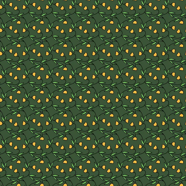 Kusursuz çiçek vektör deseni. Renkli çiçek arka planı. Karalama Anneler Günü çiçek deseni. Klasik çiçek desenli resimleme