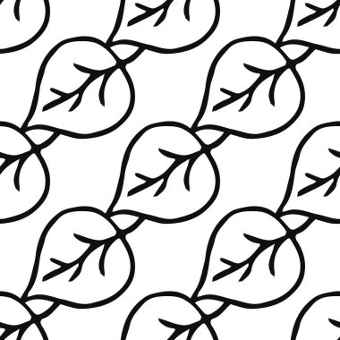 Kusursuz çiçek vektör deseni. Beyaz arka planda çiçek desenli karalama vektörü. Klasik çiçek deseni, tatlı elementler projeniz, menünüz, kafe dükkanınız için arka plan