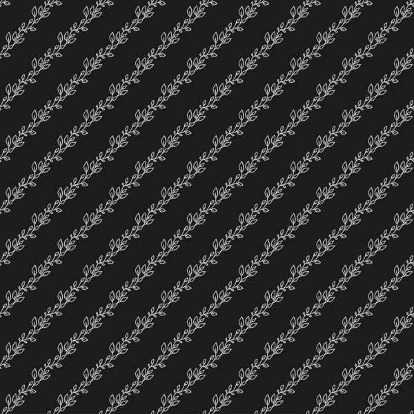 Kusursuz çiçek vektör deseni. Siyah arka planda çiçek desenli karalama vektörü. Klasik çiçek deseni, tatlı elementler projeniz, menünüz, kafe dükkanınız için arka plan