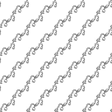 Kusursuz çiçek desenli duvar kağıdı. Çiçek süslemeli karalama vektörü. Klasik çiçek dekoru, tatlı elementler projeniz, menünüz, kafe dükkanınız için arka plan