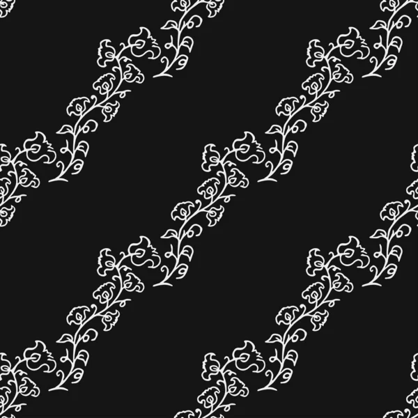 Kusursuz çiçek desenli duvar kağıdı. Çiçek süslemeli karalama vektörü. Klasik çiçek dekoru, tatlı elementler projeniz, menünüz, kafe dükkanınız için arka plan