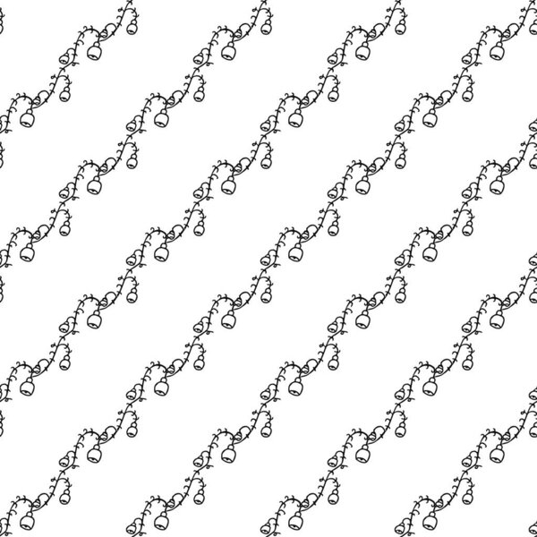 Seamless floral wallpaper. Doodle vector with floral ornament. Vintage floral decor, sweet elements background for your project, menu, cafe shop