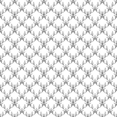 Kusursuz çiçek desenli duvar kağıdı. Çiçek süslemeli karalama vektörü. Klasik çiçek dekoru, tatlı elementler projeniz, menünüz, kafe dükkanınız için arka plan