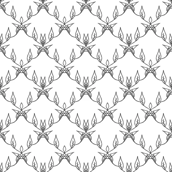 Kusursuz çiçek desenli duvar kağıdı. Çiçek süslemeli karalama vektörü. Klasik çiçek dekoru, tatlı elementler projeniz, menünüz, kafe dükkanınız için arka plan