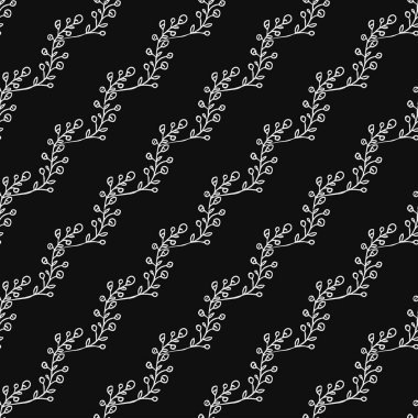 Kusursuz çiçek desenli duvar kağıdı. Çiçek süslemeli karalama vektörü. Klasik çiçek dekoru