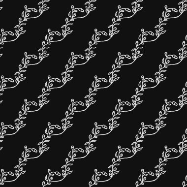 Kusursuz çiçek desenli duvar kağıdı. Çiçek süslemeli karalama vektörü. Klasik çiçek dekoru