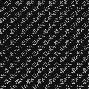 Kusursuz çiçek desenli duvar kağıdı. Çiçek süslemeli karalama vektörü. Klasik çiçek dekoru