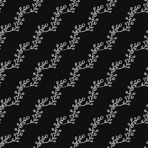 Kusursuz çiçek desenli duvar kağıdı. Çiçek süslemeli karalama vektörü. Klasik çiçek dekoru