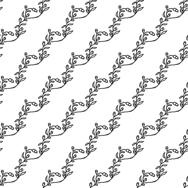 Kusursuz çiçek desenli duvar kağıdı. Çiçek süslemeli karalama vektörü. Klasik çiçek dekoru