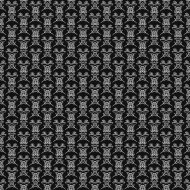 Seamless floral wallpaper. Doodle vector with floral ornament. Vintage floral decor