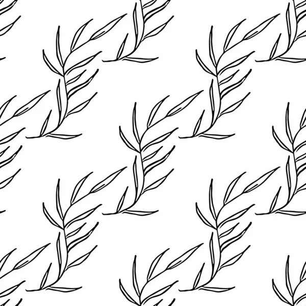 Kusursuz çiçek desenli duvar kağıdı. Çiçek süslemeli karalama vektörü. Klasik çiçek dekoru