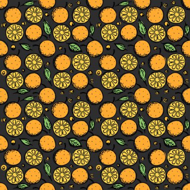 Kusursuz turuncu desen. Renkli portakal arkaplanı