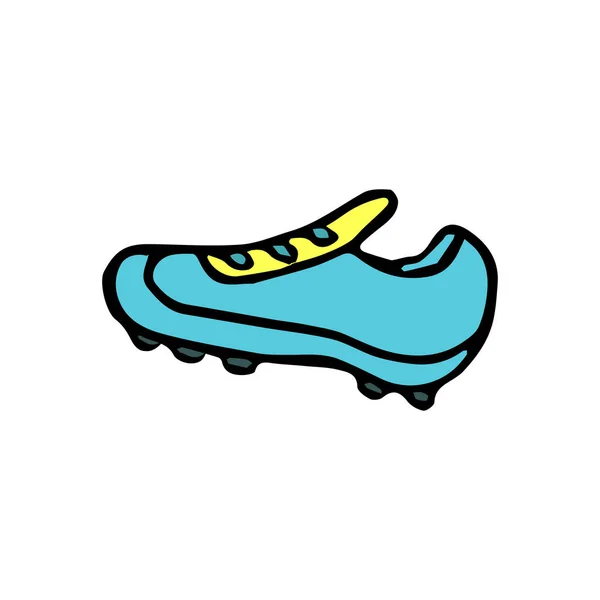 Football Boots Icon Doodle Vector Illustration Football Boots — Image vectorielle